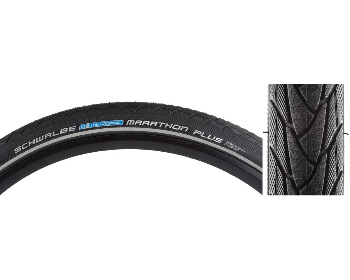 Schwalbe Marathon Plus Tire (Black/Reflex) (20") (1.35") (Wire) (Addix/SmartGuard)